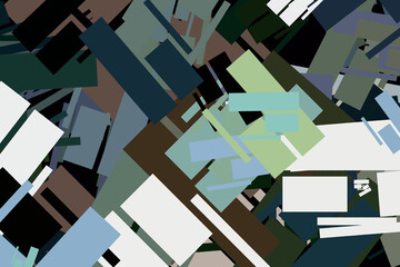 Abstract background with geometrical shapes