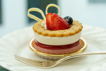 イチゴのケーキ