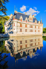 Azay-le-rideau, Château de la Loire, France