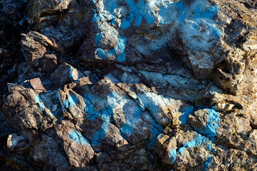 Beautiful texture of rock, rock, granite, red