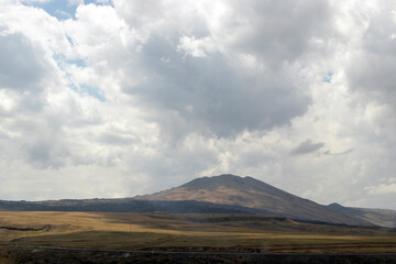 Fototapeta premium clouds over the mountain