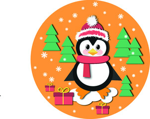penguin  new year