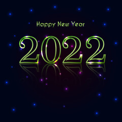 Happy New Year 2022 poster
