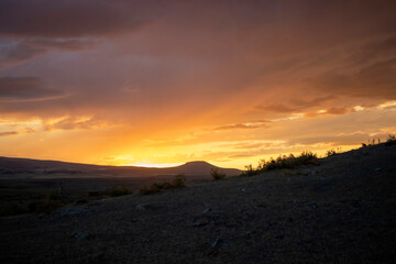 Kars, Turkey. Ani Ruins, an ancient settlement belonging to the Armenian culture.