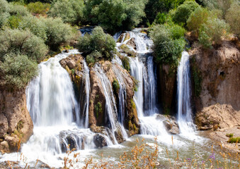 Obraz premium waterfall in the mountains