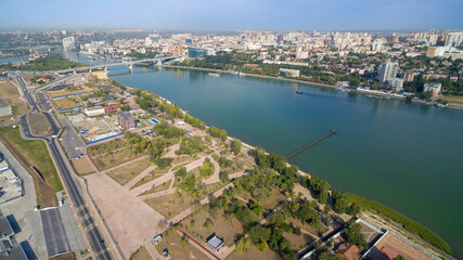 Fototapeta premium The left bank of the Don River. Rostov-on-Don. Russia