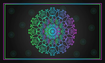Stylish Mandala Pattern Design Illustration