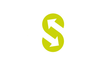 Obraz premium letter S Logo. trade or logistic concept. vector illustration