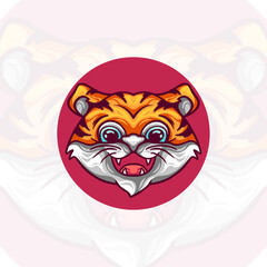 Tiger Head Illustration