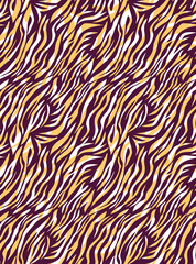 Psychedelic Abstract Seamless Zebra Pattern Digital Concept Trendy Stylish Colors Perfect for Allover Fabric Print or Wrapping Paper