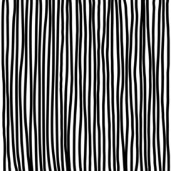 Hand drawn vertical parallel thick black lines on white background. Vector pattern for graphic or web design