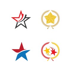 Star icon Template vector illustration