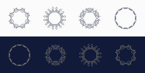 custom, creative, luxury ornament, frame, mandala, logo icon, symbol 