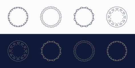 custom, creative, luxury ornament, frame, mandala, logo icon, symbol 