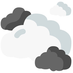 cloudy flat icon