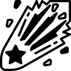 star solid line icon