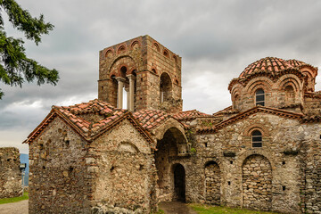 Fototapeta na wymiar Saint Sophia Church, Mystras, Greece