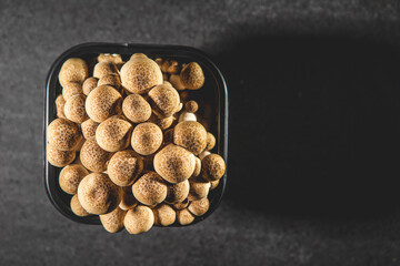 beech mushrooms in a bowl