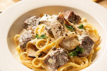 pasta with meat and vegetables