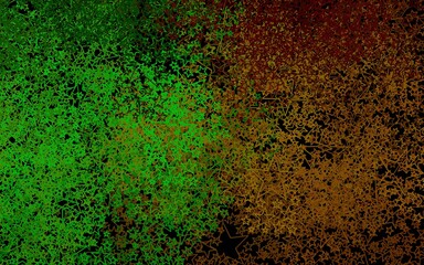 Dark Green, Red vector backdrop with small and big stars.