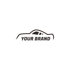 Car Logo Automotive. Car Vector Logo Simple Template
