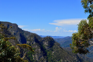 view of the mountains