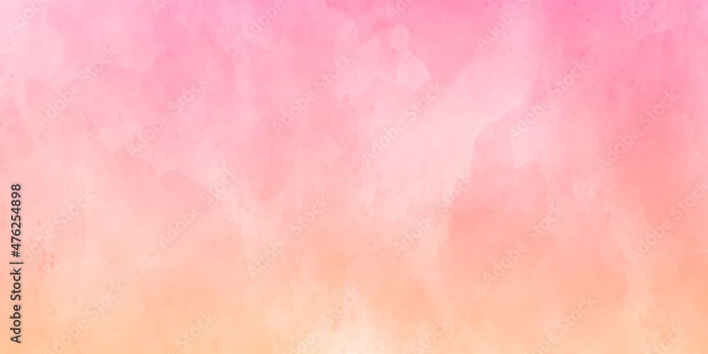 Poster abstract watercolor background with splashes. pink rose gold tone abstract texture and gradients sha