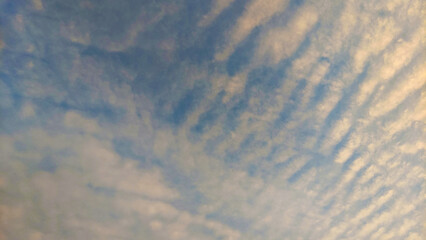 evening sky and clouds