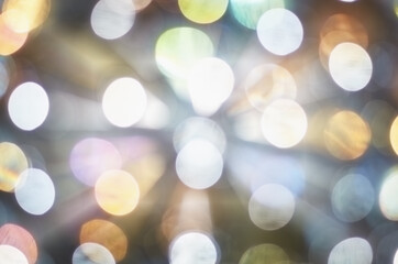 defocused lights in motion blur