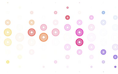 Light Multicolor vector texture with disks.