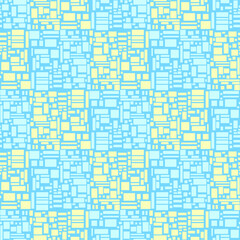 Seamless tiled texture. Universal pattern. Abstract geometric wallpaper. Mosaic background. Print for textiles, fabrics, polygraphy and posters. Greeting cards. Unique texture. Wrapping paper