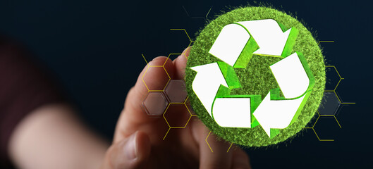 Recycled eco zero waste lifestyle. Ecological design Recycle