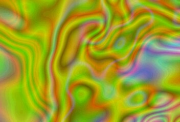 Abstract defocused yellow background. Blurred spots and lines. Bright colors, neon. Background for the cover of a notebook, book. A screensaver for a laptop.