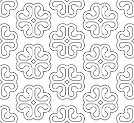 Coloring page, colouring  book for adults and children. Black and white geometric linear illustrations. Line pattern design. Decorative abstract vector background. Easy to edit color and line weight