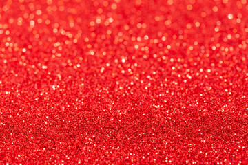 sparkles of Red glitter abstract background. Copy space