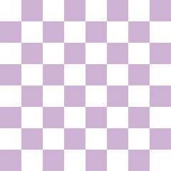 Purple and white checkerboard seamless pattern background. Vector illustration.