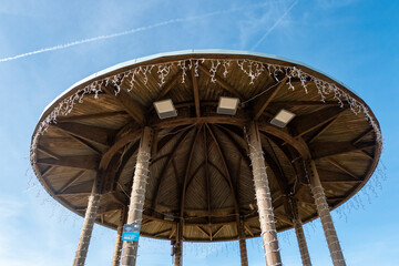 Coreto junto à praia de Sables d'or em Anglet no País Basco, França