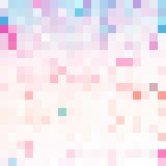 Abstract colorful mosaic background. Squares random pattern pixel art. Vector illustration.