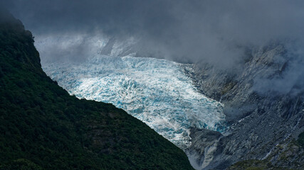 Franz Josef Glacier, south island, west coast, New Zealand.