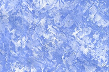 Obraz premium Hand drawing in oil, acrylic. Colorful canvas, banner. Abstract blue-white textured art background.