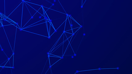 Geometric space representing DNA. Medical background. 3d