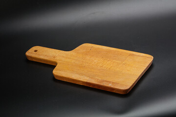 Wooden board for kitchen isolated