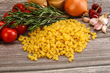 Raw Italian wheat pasta - Chifferi rigati