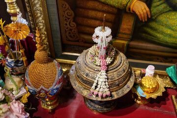 Obraz premium offering in a thai temple