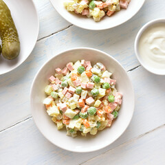 Russian Olivier salad