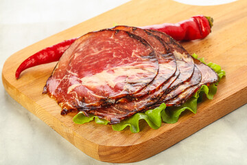 Dried pork neck meat snack