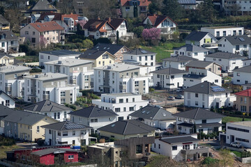 Naklejka premium Neubaugebiet in Bad Kreuznach