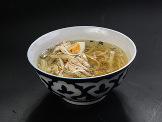 Dietary Chicken soup with egg