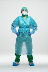 Infirmière protection hôpital Covid 19