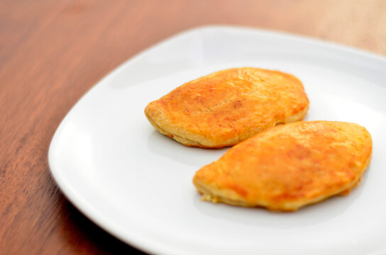 turkish pastry on white plate